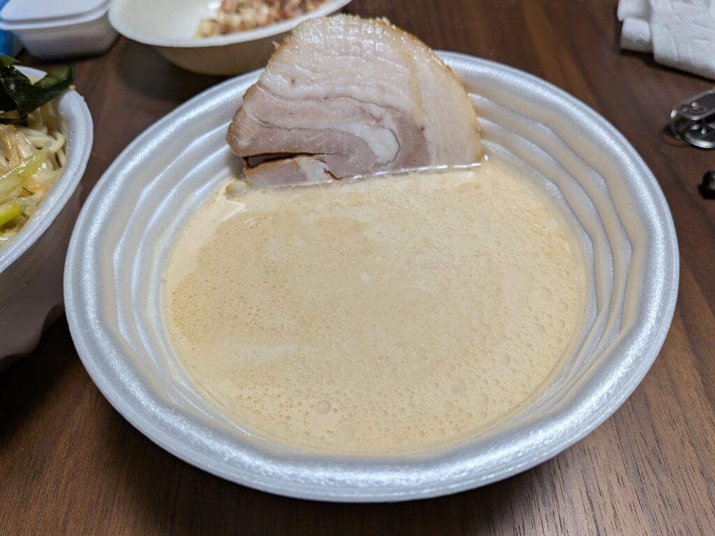 ネギつけ麺のつけ汁