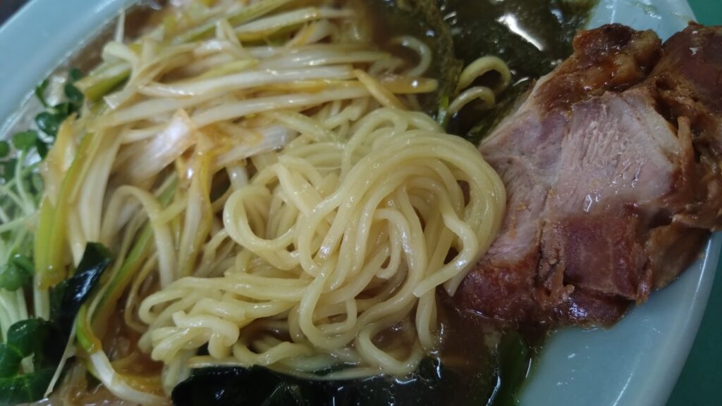 ネギチャーシューメンのアップ