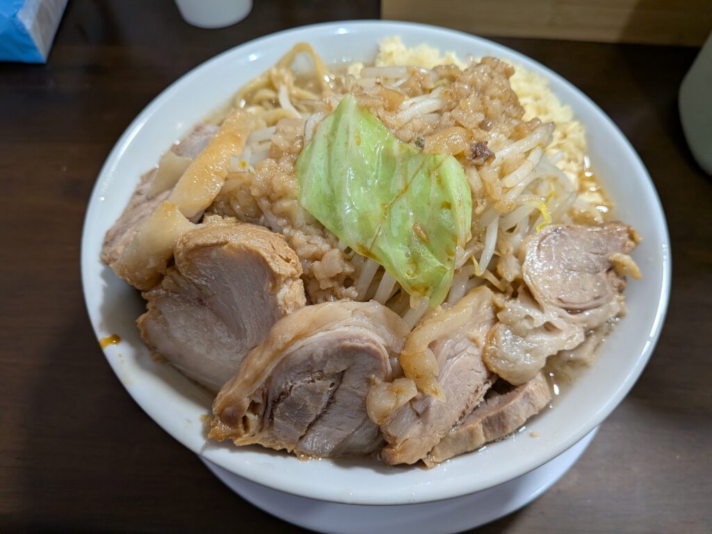 ラーメンの丼顔